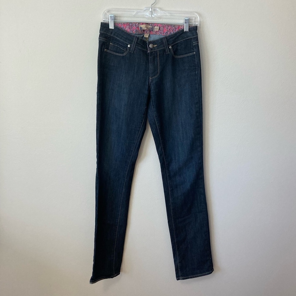 Paige Skyline Straight Jeans 27, Long inseam